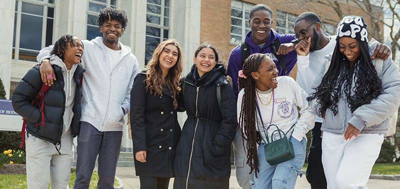 UB students in the Heckman Center